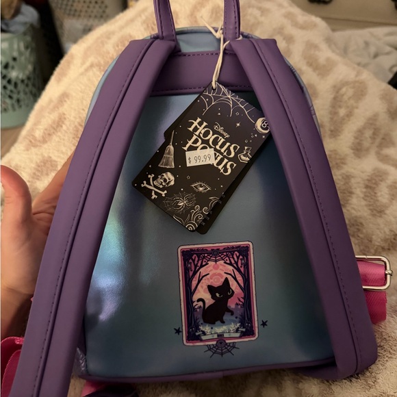 Loungefly Binx Hocus Pocus Backpack with Tarot Cards - Picture 3 of 5